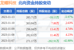 11月13日北向资金减持18.13万股龙蟠科技！什么是股票均线图